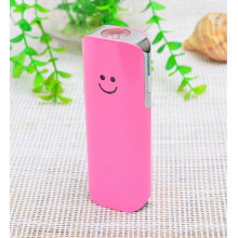 Smile Face Power Bank Portable para todos los teléfonos inteligentes con LED Torch